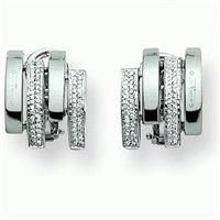 Pendientes Chimento Mujer Geometrie in Oro blanco Diamante 0.41 Ct 1O07106BB5 - 1O07106BB5